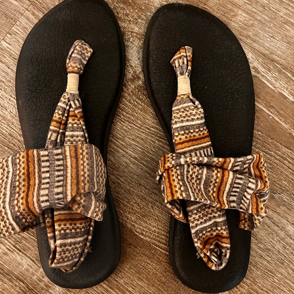 Printed Sanuk Sandals